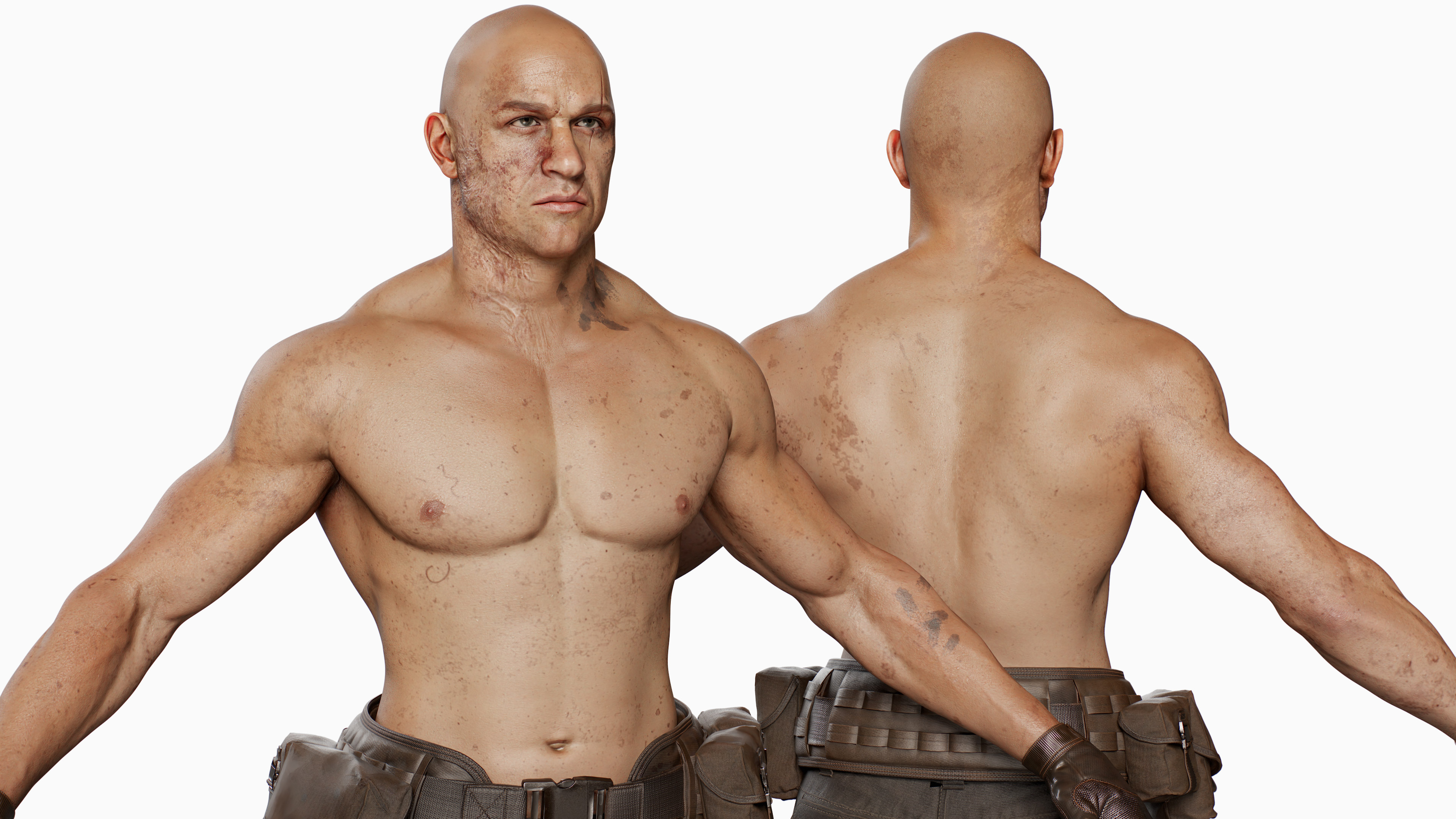 High-Quality Rigged Bad Guy Character for Unreal Engine | High